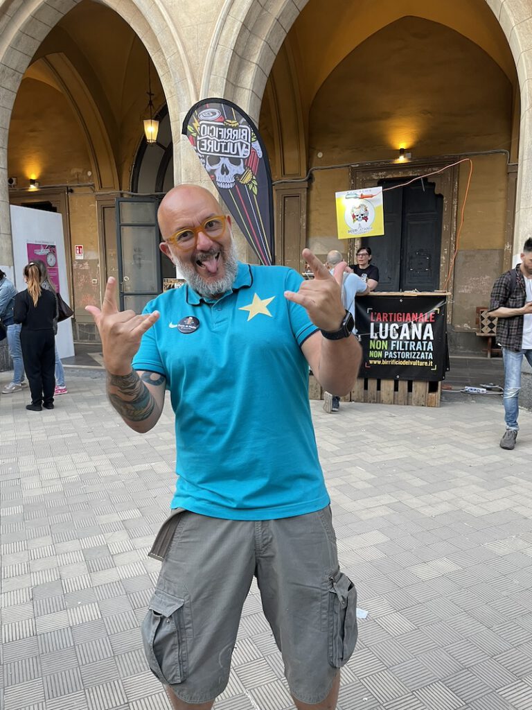 Angelo Scacco, dem Gründer der Brauerei Birrificio La Fucina